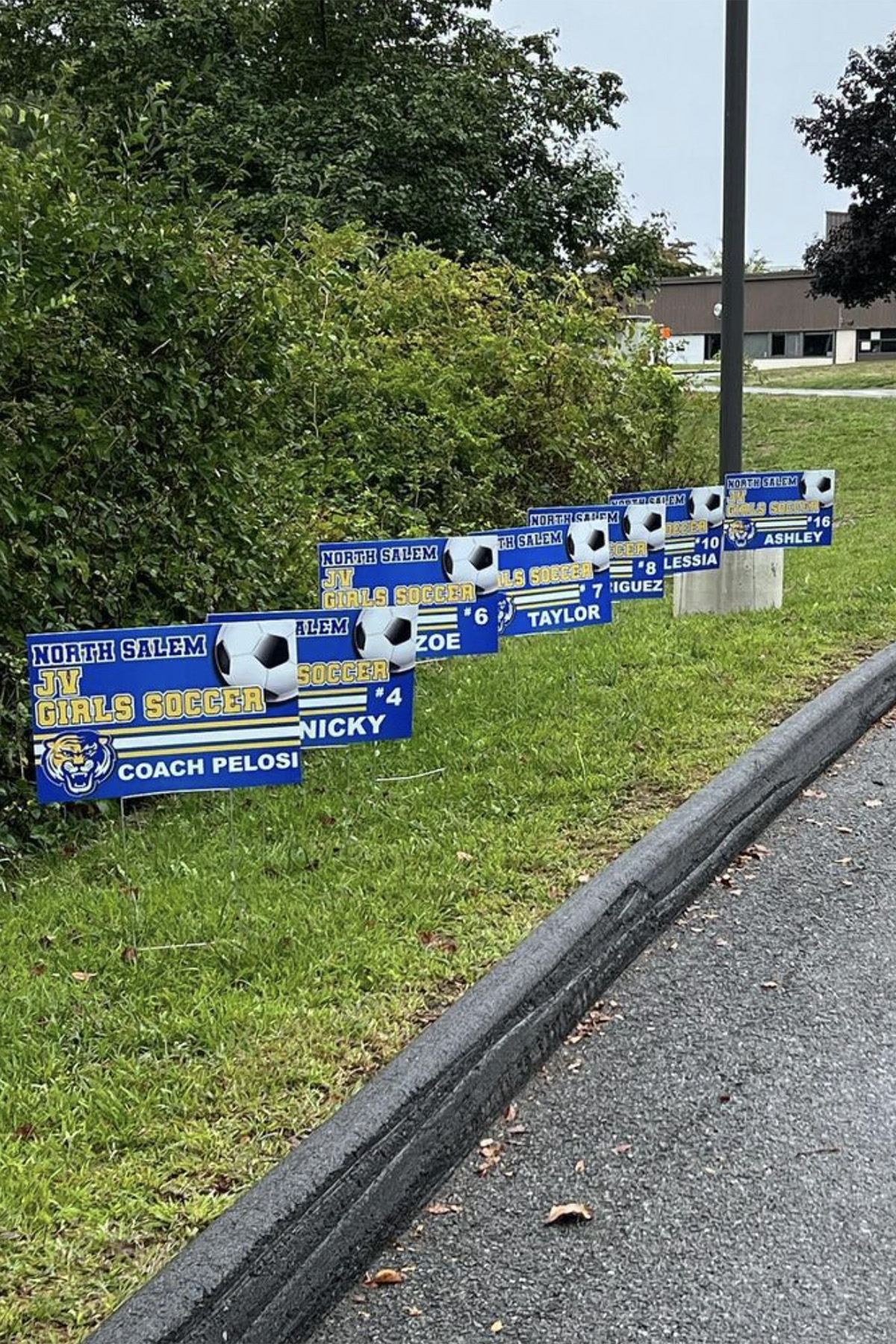 North Salem Athletic Boosters Yard Sign Fundraising Program Varsity