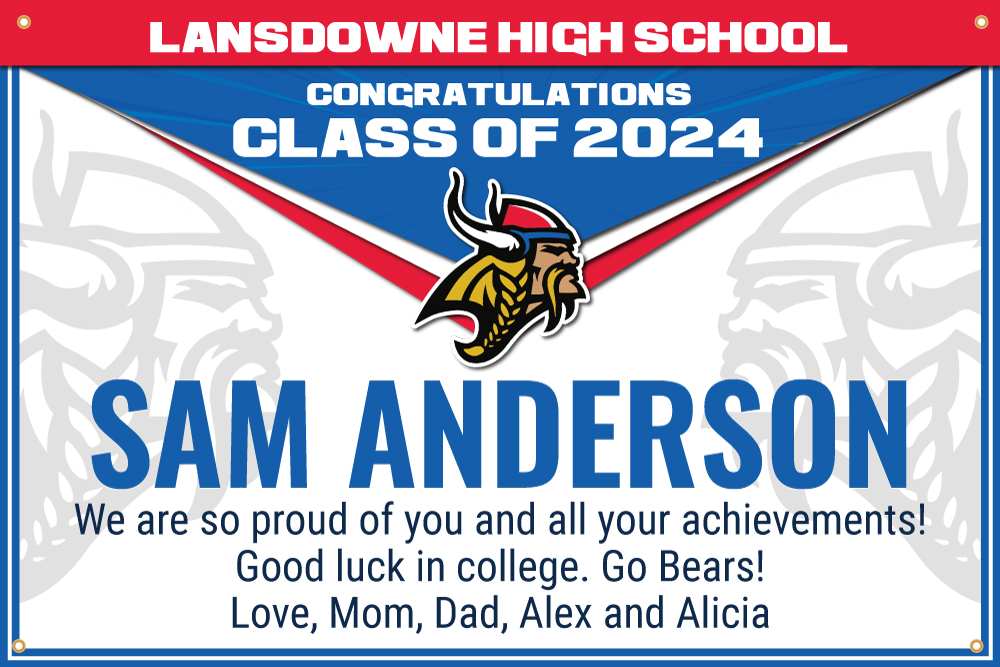 PHOTO BANNER Lansdowne High School Varsity Graphics